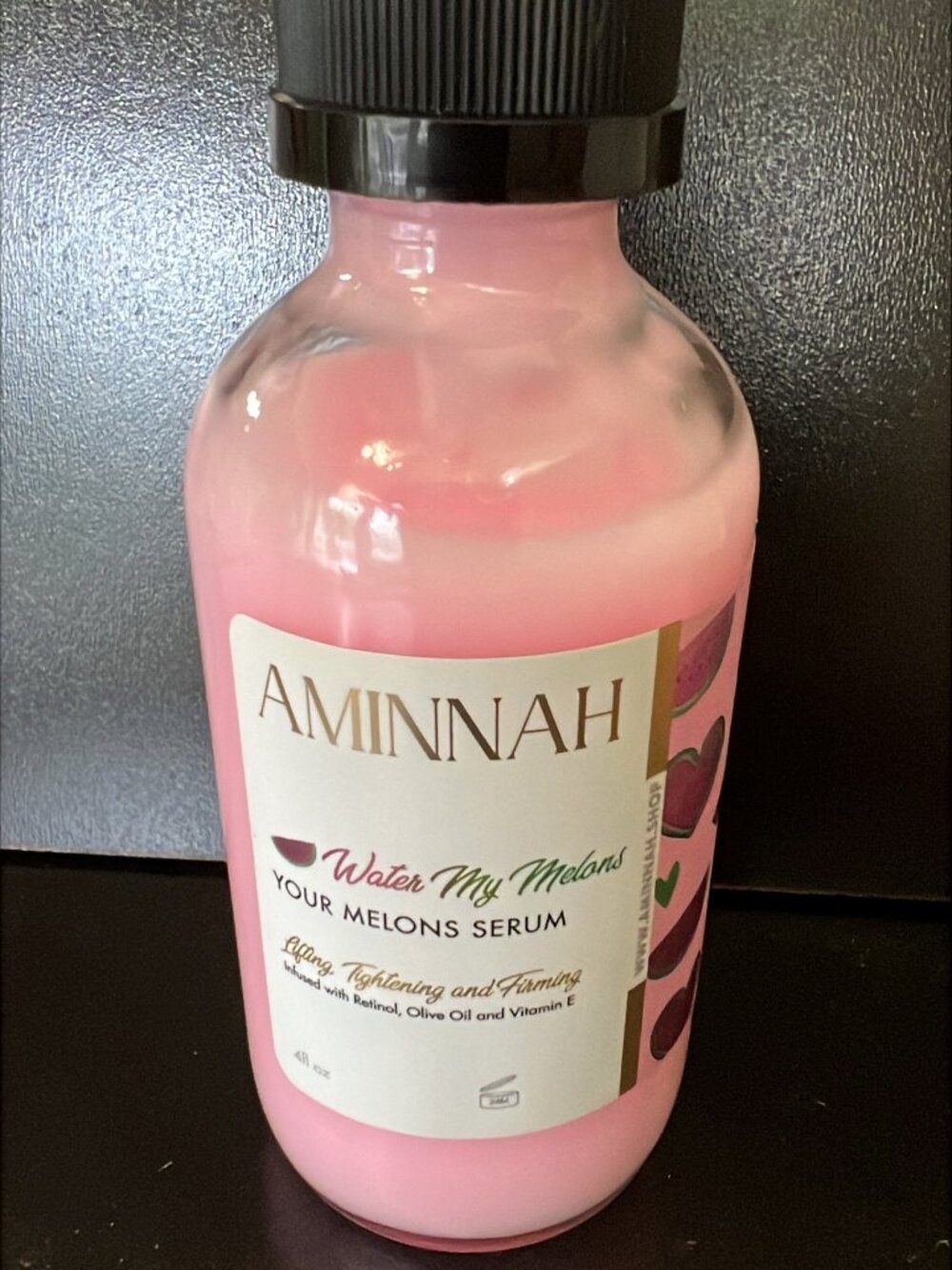 Aminnah Water My Melons Face and Body Serum 4oz New